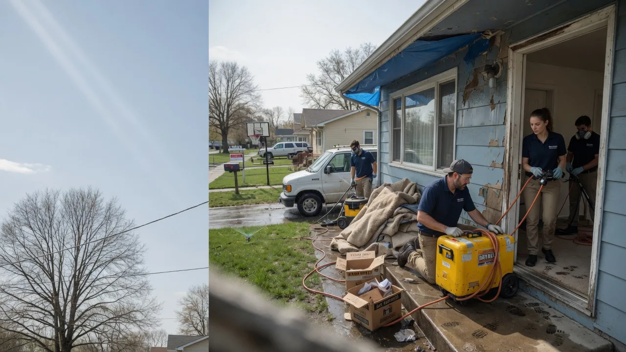 Basement Flood Cleanup in Burlington, ND near me